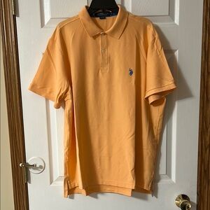 U.S. Polo Assn. Men's Orange Polo Shirt